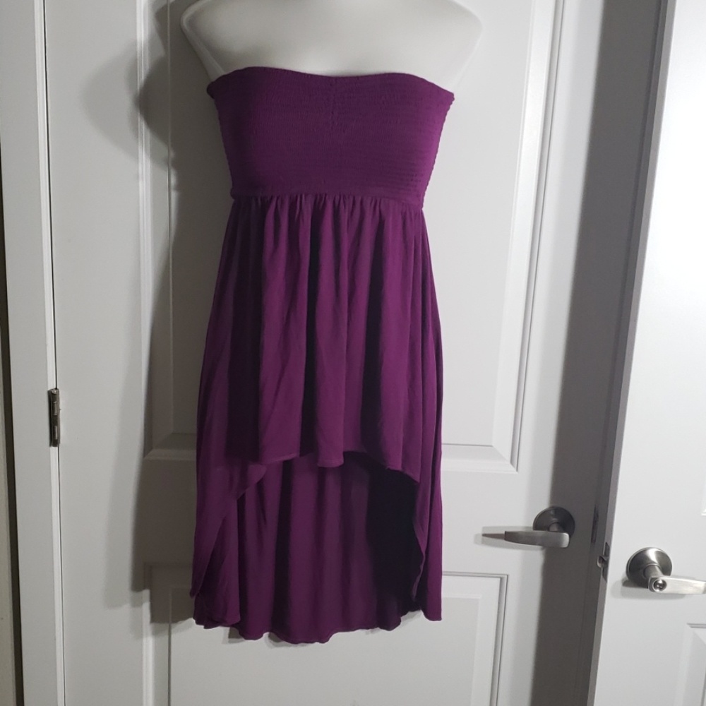 NWOT Strapless High-low Dress